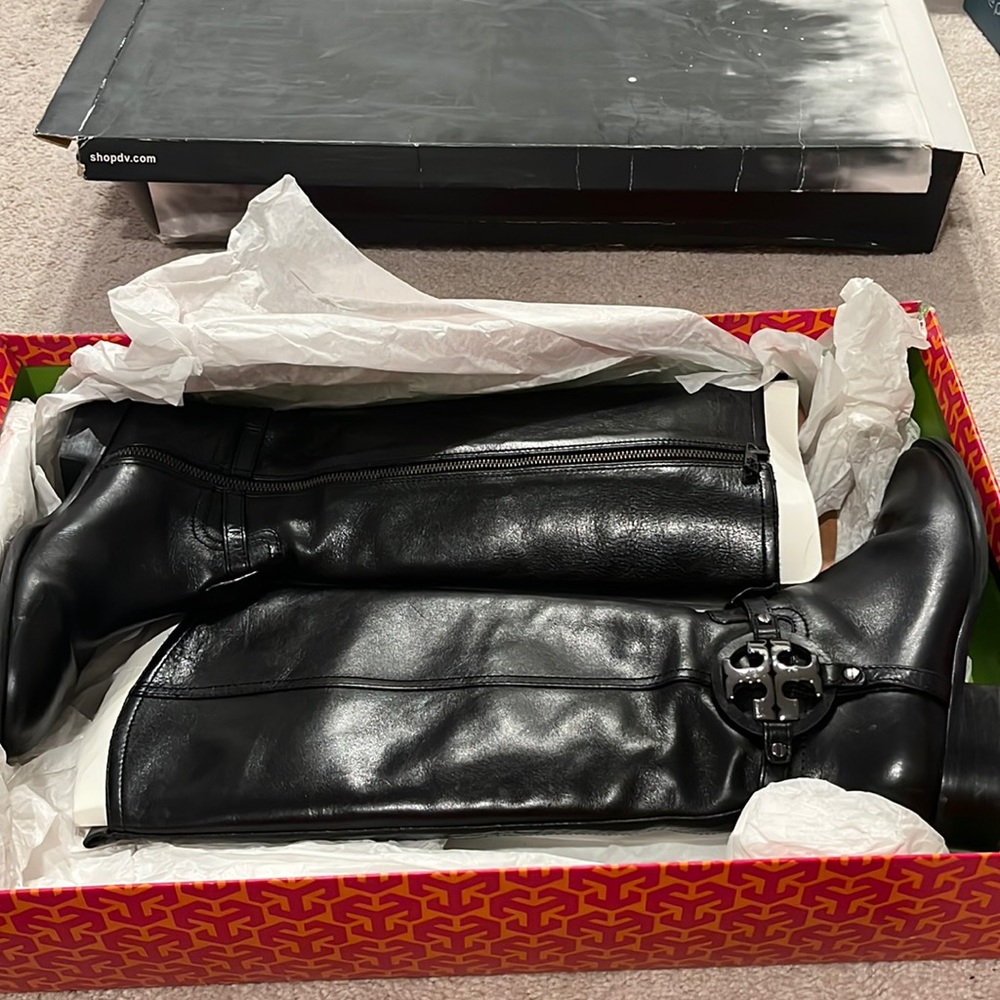 Black Leather Boots